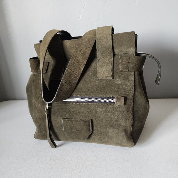 All Saints Suede Tote "EUC" - Picture 4 of 16